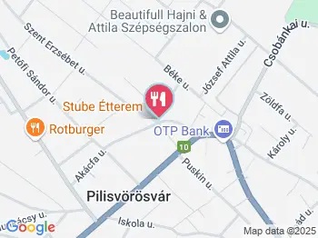 Stube Étterem Pilisvörösvár a térképen