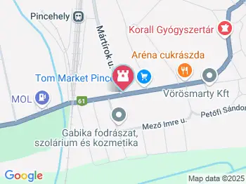 Holocaust emlékmű Pincehely a térképen