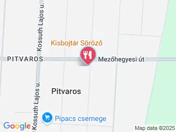 Kisbojtár Söröző Pitvaros a térképen
