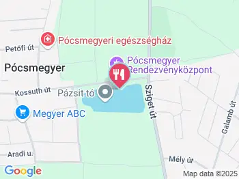 Pázsit-tó Étterem, Büfé Pócsmegyer a térképen
