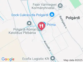 Liget Restaurant Polgárdi a térképen