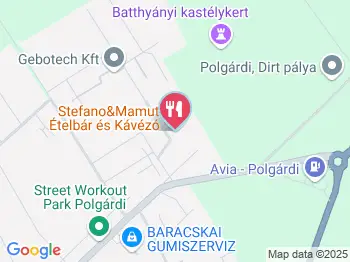 Stefano & Mamut Ételbár & Kávézó Polgárdi a térképen