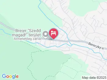 Gyalogbéka Fogadó Pomáz a térképen