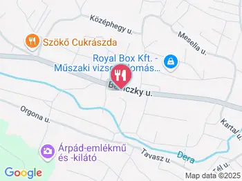 Kalács Sütöde Pomáz a térképen