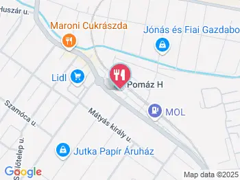 Lángos Büfé Pomáz a térképen