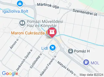 Magyar Népviseleti Gyűjtemény Pomáz a térképen