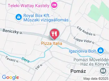 Pizza Italia Pomáz a térképen