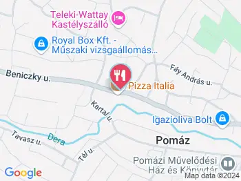 Pomázi Lángosos Pomáz a térképen