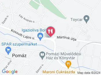 Stefano Pizzeria Pomáz Pomáz a térképen