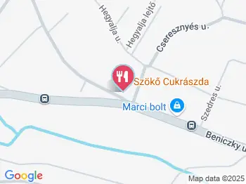 Szökő Cukrászda Pomáz a térképen