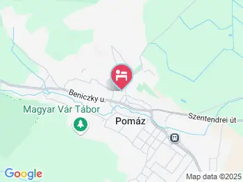 Teleki-Wattay Kastélyszálló Pomáz a térképen