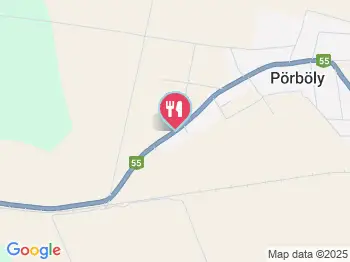 Füzes Büfé Pörböly a térképen