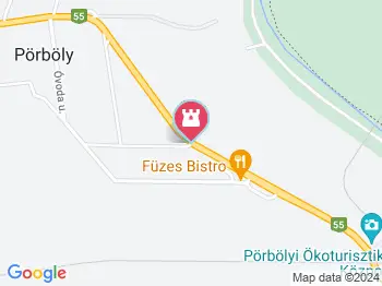 Ökoturisztikai Központ Gemenc Pörböly a térképen