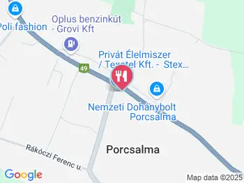 Stella Söröző Porcsalma a térképen