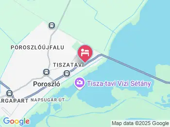 Ágika Vendégház Poroszló a térképen