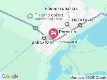 Bornemissza Vendégházak Poroszló a térképen