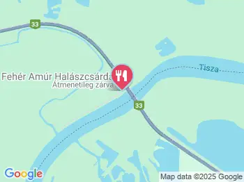 Fehér Amúr Halászcsárda Poroszló a térképen