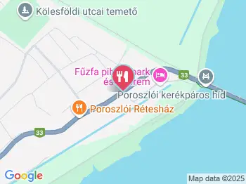 Fűzfa Étterem Poroszló a térképen