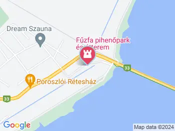 Fűzfa Kikötő Poroszló a térképen