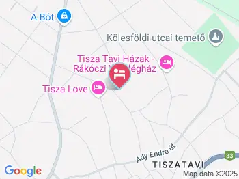 Gyümölcsös Vendégház Poroszló a térképen