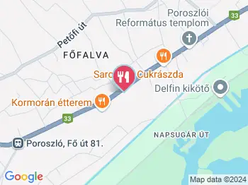 Haltanya Halsütő Büfé Poroszló a térképen