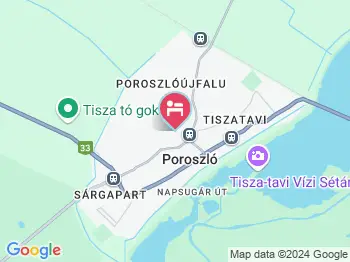 Karina Vendégház Poroszló a térképen