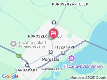 Kifog-Lak Vendégház Poroszló a térképen