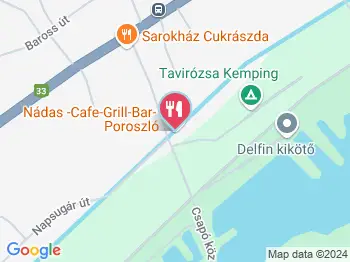 Nádas Cafe-Grill-Bar Poroszló a térképen