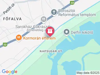 SUP Bázis Poroszló a térképen