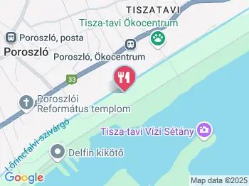 Tavirózsa Étterem Poroszló a térképen