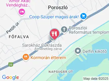 Tisza-tó Bisztró & Pizzéria Poroszló a térképen