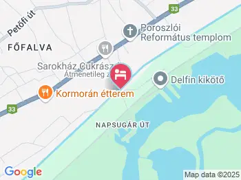 Tisza-tó Kemping Poroszló a térképen