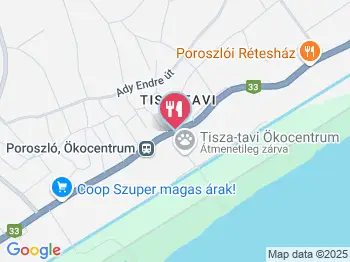 Viza Büfé Poroszló a térképen