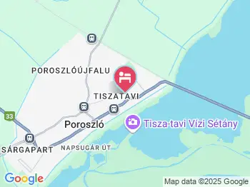 Zsigmondház Poroszló a térképen