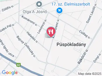 Cserepes Söröző Püspökladány a térképen