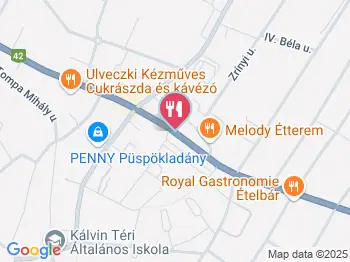 Fitness Bár & Kávézó Püspökladány a térképen