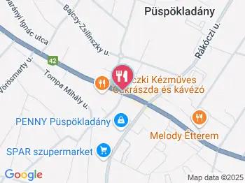 Hanza Büfé Püspökladány a térképen