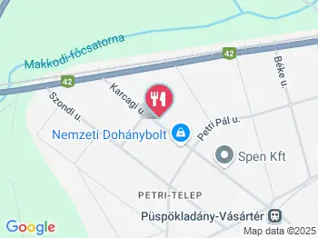 Török Pékség & Cukrászda Püspökladány a térképen