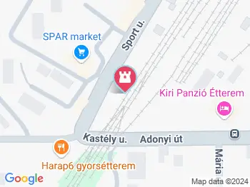 375-1011-es gőzmozdony Pusztaszabolcs a térképen