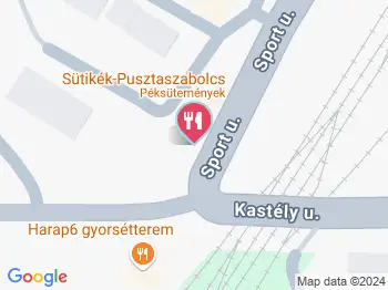 Sütikék Cukrászda Pusztaszabolcs a térképen