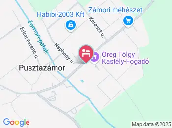 Öreg Tölgy Kastélyfogadó Pusztazámor a térképen