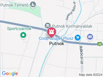 Gömöri Múzeum Putnok a térképen