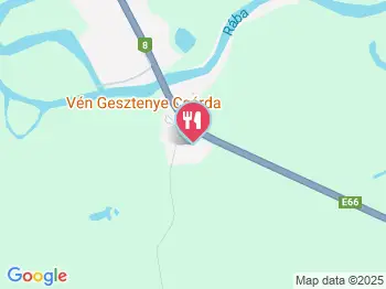 Vén Gesztenye Csárda Rábahídvég a térképen