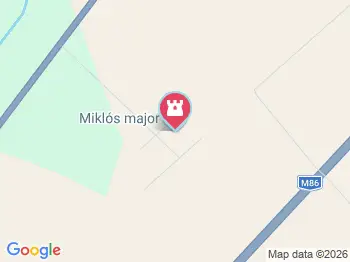 Miklósmajori kápolna Rábakecöl a térképen
