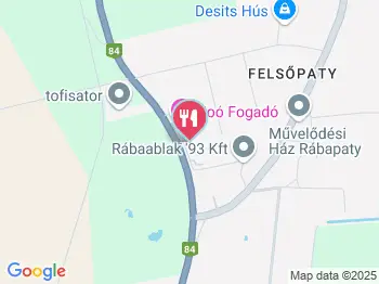 Bistrorante-84 Rábapaty a térképen