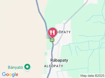 Joó Fogadó étterme Rábapaty a térképen