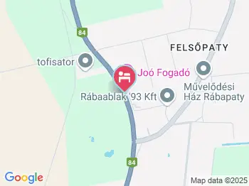 Joó Fogadó Wellness Panzió Rábapaty a térképen