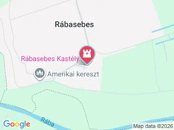 Rábasebes kastély Rábasebes a térképen