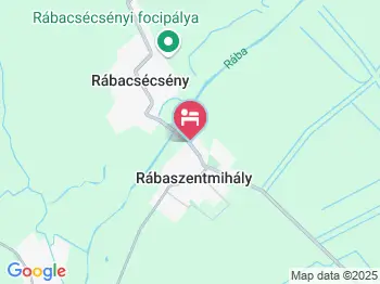 Rába Part Apartman & Szabadidőközpont Rábaszentmihály a térképen