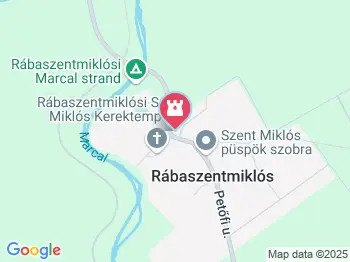 I. és II. világháborús emlékmű Rábaszentmiklós a térképen